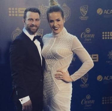 Julia Barry With Husband Matthew Wade (Event)